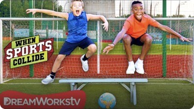 Extreme Hurdling and Penalty Kicks (Soccer + Hurdling) | WHEN SPORTS COLLIDE