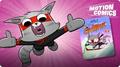 Cat Ninja Motion Comic 2: Le Chat Noir!