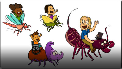 Draw Her Life: Hanging Out with Creepy Crawlies & Entomologist, Ronda Hamm