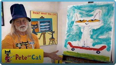James Dean: How to Paint Pete the Cat