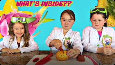 What's Inside? CUTTING OPEN SQUISHY EXOTIC FRUITS From Around The World! book