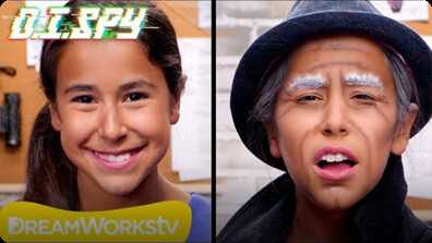 How to Disguise Yourself (DIY Old Man Makeup) | D.I.SPY book