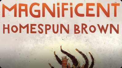 Magnificent Homespun Brown: A Celebration book