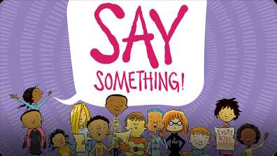 Say Something! book