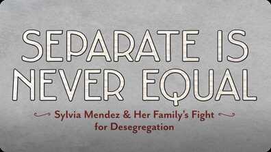 Separate is Never Equal book