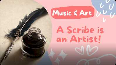 Music and Art: A Scribe is an Artist book
