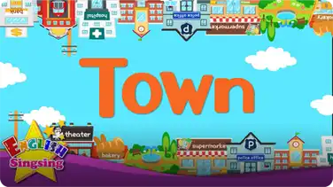 Kids vocabulary: Town - Organization of the Village book