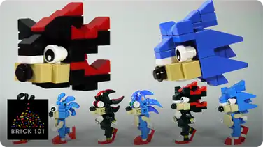 How To Build LEGO Shadow & Sonic the Hedgehog book