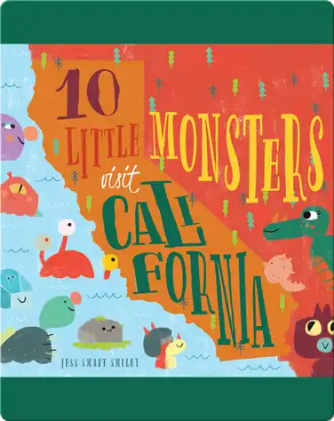 10 Little Monsters Visit California book