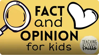 Fact and Opinion for Kids book