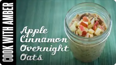 Easy Thanksgiving Morning Breakfast - Apple Cinnamon Overnight Oats | Cook With Amber book