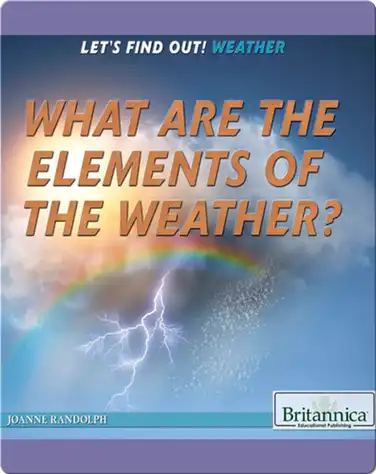 What Are the Elements of the Weather? book