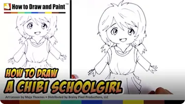 How to Draw a Chibi Schoolgirl book