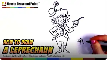 How to Draw a Leprechaun book