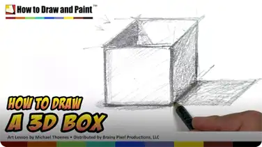 How to Draw a 3D Box book