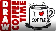 How to Draw Mug of Coffee Real Easy