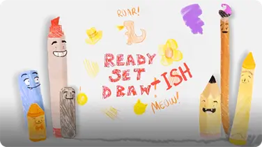 READY Set Draw-ISH! Peter H. Reynolds' THE DOT book
