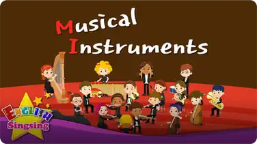 Kids vocabulary: Musical Instruments - Orchestra Instruments book