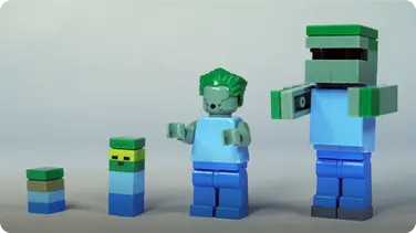 How To Build LEGO Minecraft Zombie book