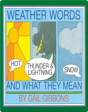 Weather Words and What They Mean book