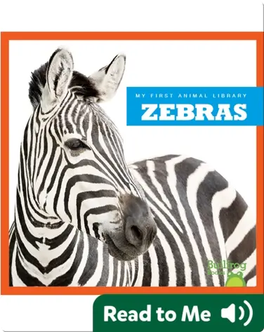 My First Animal Library: Zebra book