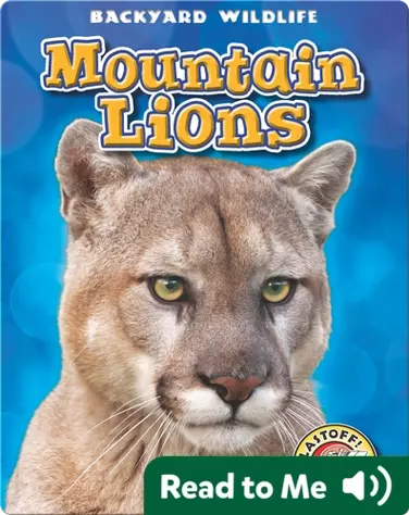 Backyard Wildlife: Mountain Lions book