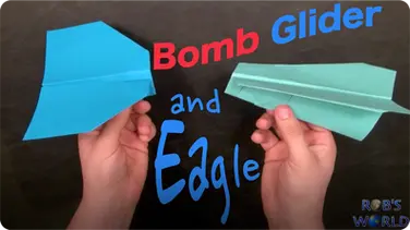 2 Easy Paper Planes – Boomerang Glider and Eagle book