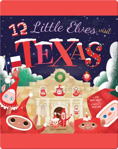 12 Little Elves Visit Texas book