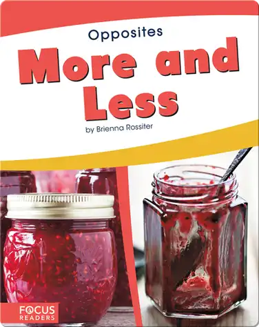Opposites: More and Less book