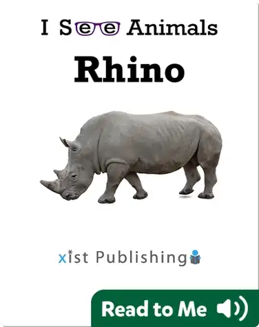 I See Animals: Rhino book