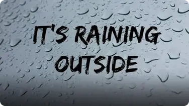 It's Raining Outside book