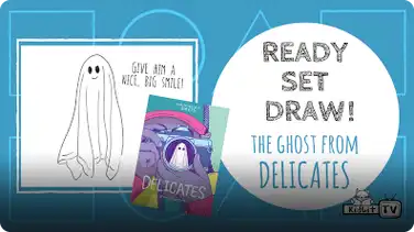 Ready Set Draw! Wendell the Ghost from DELICATES book