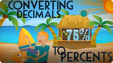 Converting Decimals to Percents book