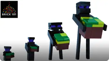 How To Build LEGO Minecraft Enderman book