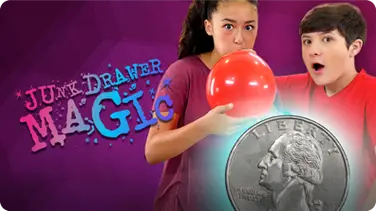 Coin in Balloon Trick | JUNK DRAWER MAGIC book