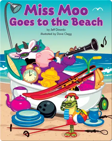 Miss Moo Goes to the Beach book