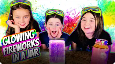 Glowing Fireworks in a Jar Science Experiment book