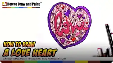 How to Draw a Love Heart book