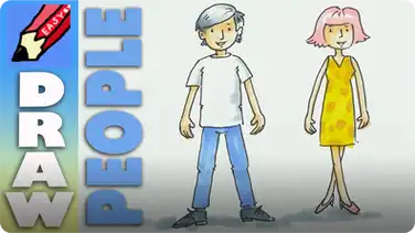 How to Draw Cartoon People Real Easy book