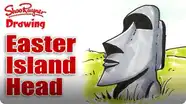 How to Draw an Easter Island Statue