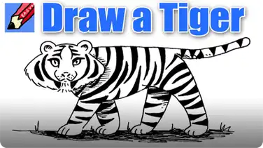 How to Draw a Tiger Real Easy book