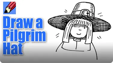How to Draw a Pilgrim Wearing a Hat book