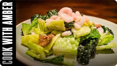 Caesar Salad with Kale and Baby Shrimp | Cook With Amber book