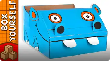 Craft Ideas with Boxes - Hippo Boat book