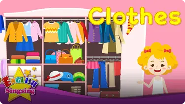 Kids Vocabulary: Clothes - Clothing book