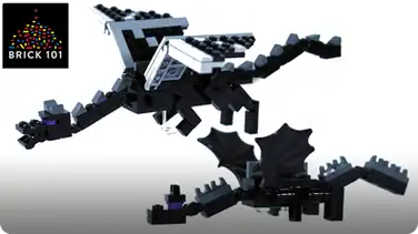 How To Build LEGO Minecraft Ender Dragon book