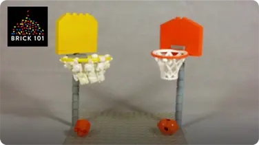 How To Build a LEGO Basketball Hoop book