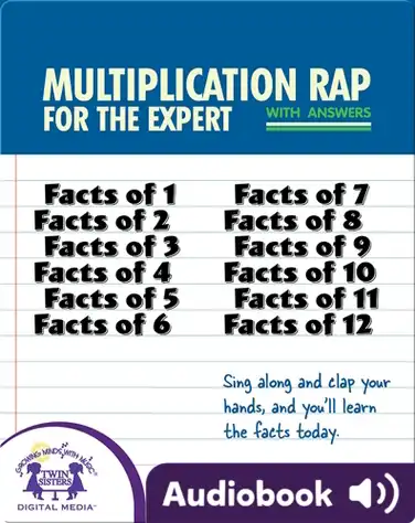 Multiplication Rap For The Expert With Answers book