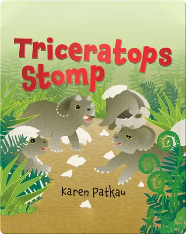 Triceratops Stomp book