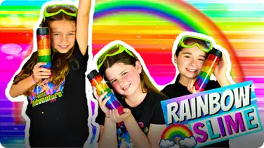 Learn How to Make RAINBOW SLIME with Sparkly Glitter! book